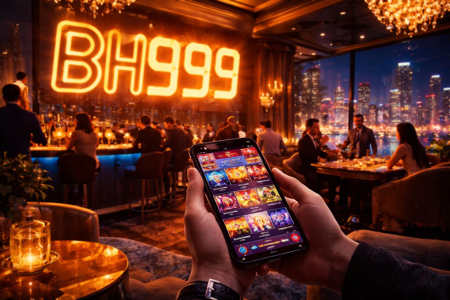 Player in Bangladesh winning big on the BH999 casino platform displayed on a mobile screen